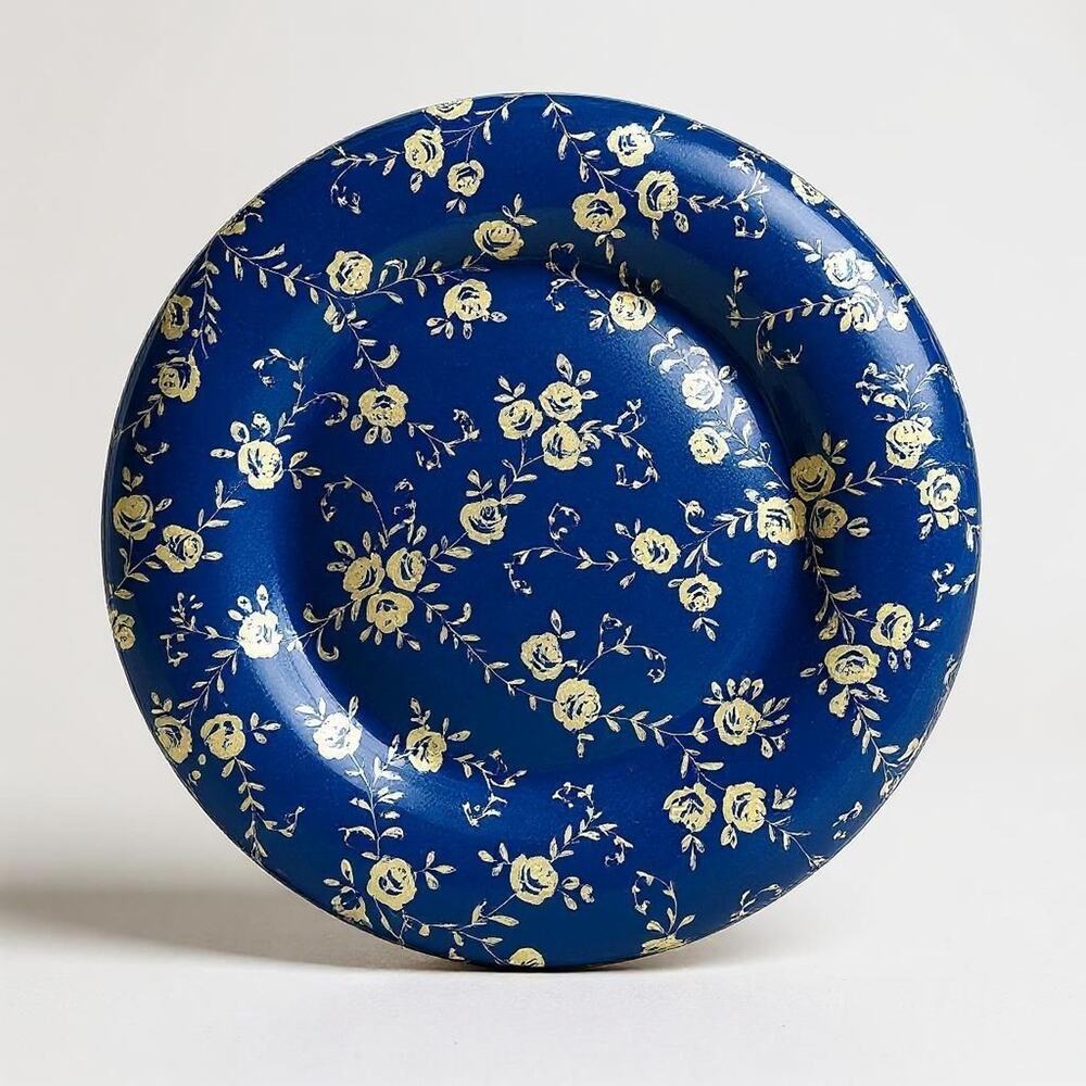 Blue & White Chintz by Royal Stafford - 11" Dinner Plates Set Of 4 Dinner GUC